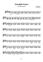 Moonlight Sonata –1st mov – violin II part