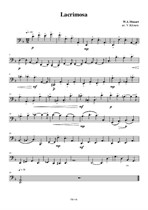 Lacrimosa W.A. Mozart – Cello Part