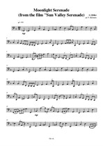 Moonlight serenade from film 'Sun Valley Serenade' – Cello Part