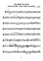 Moonlight serenade from film 'Sun Valley Serenade' – Violin I Part