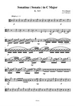 Sonatina (Sonata) in C Major – Viola Part
