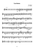 Lacrimosa W.A. Mozart – Violin I Part